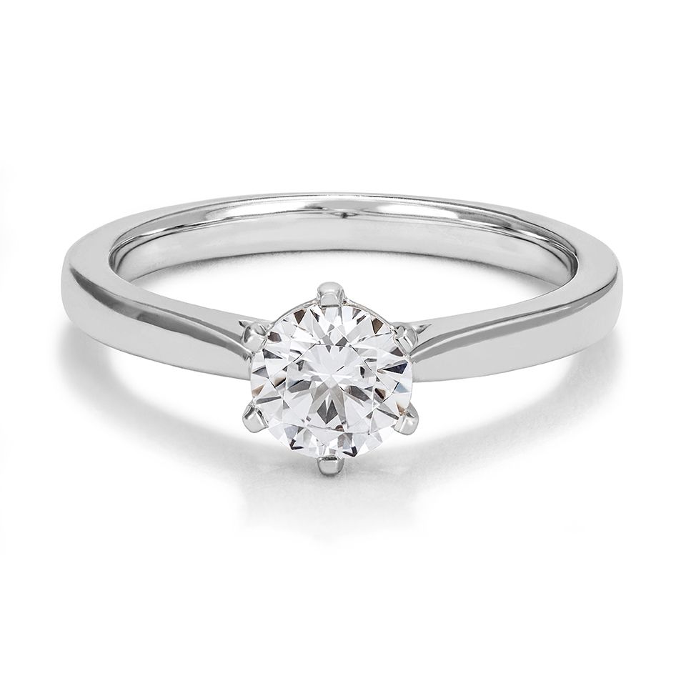 Ring med labbodlad diamant Polaris, 15.0