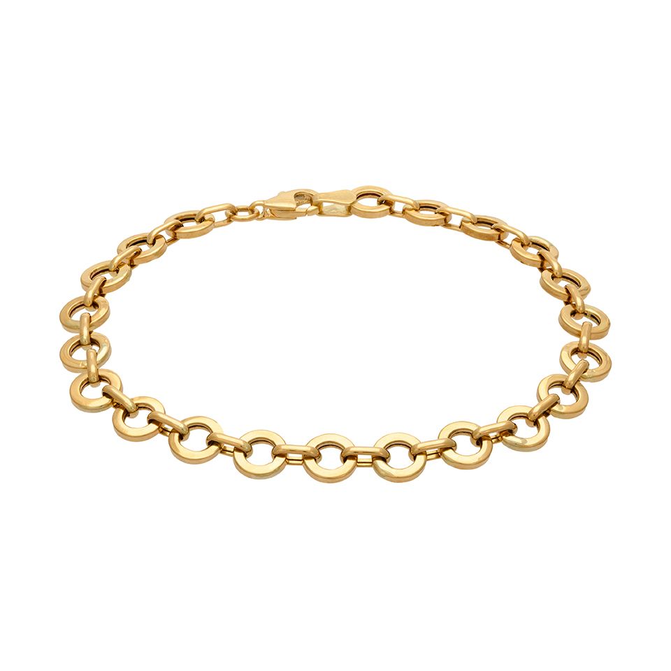 Armband i 18K guld, 19cm