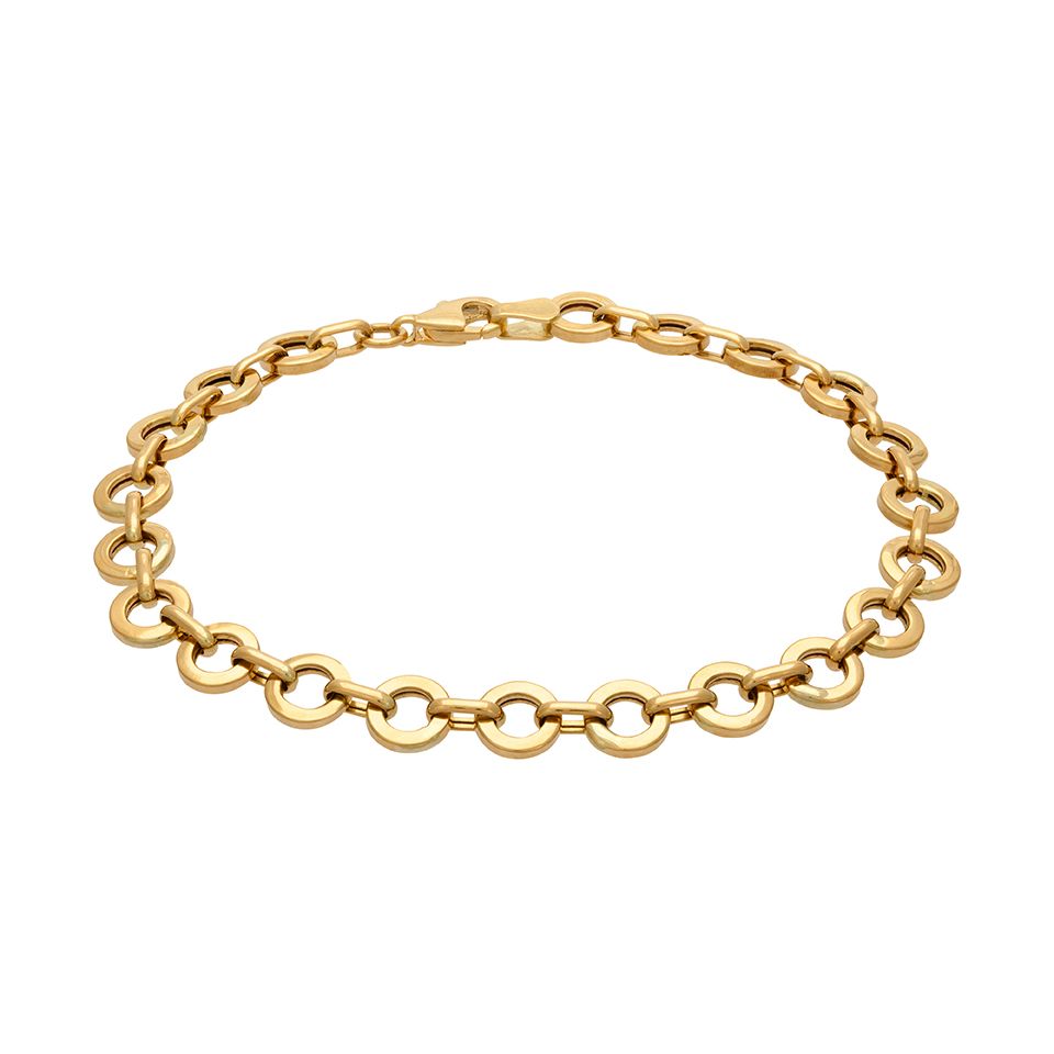 Armband i 18K guld, 19cm