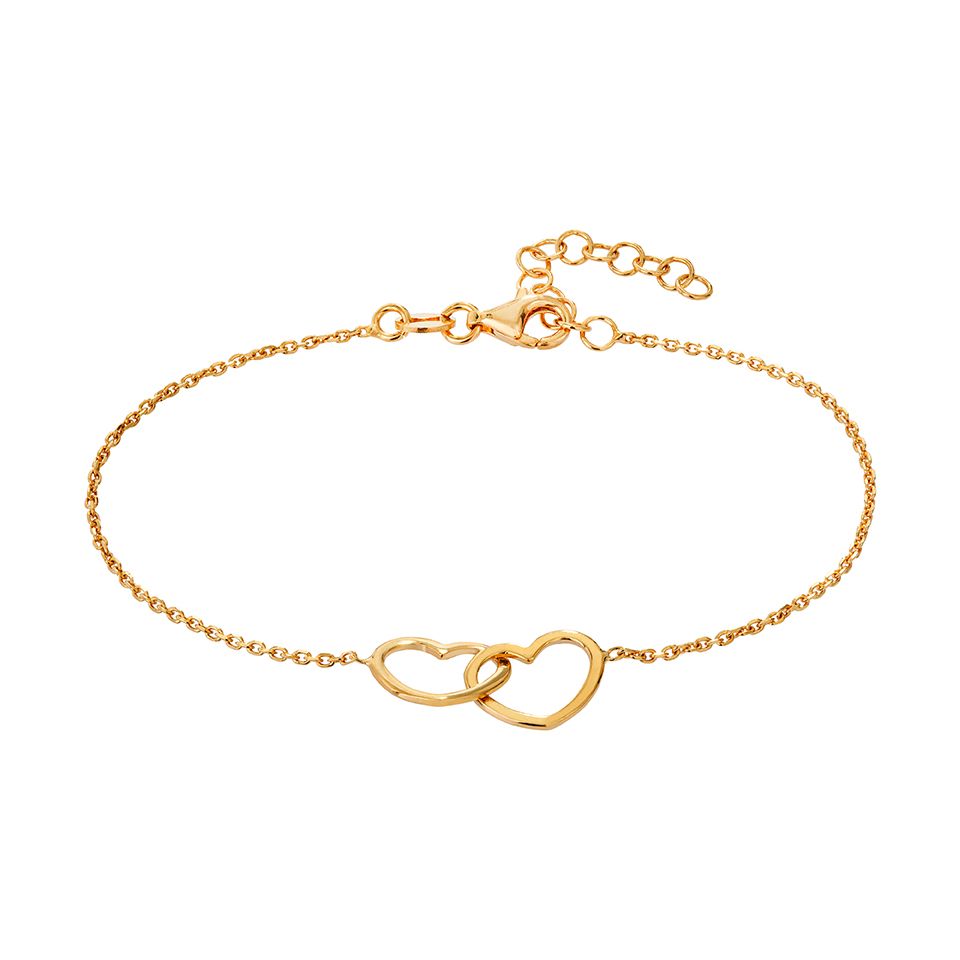 Armband i &auml;kta silver