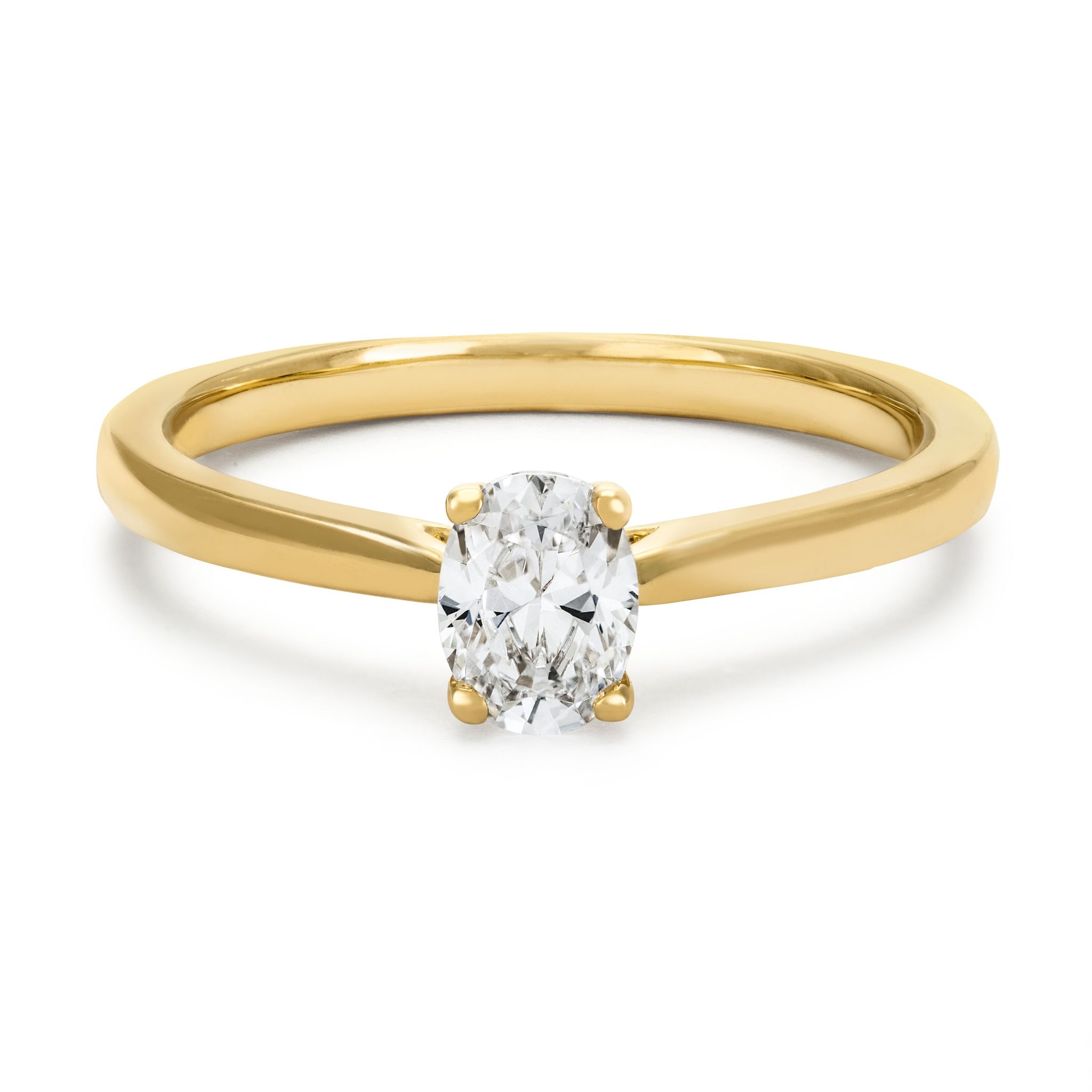 Ring med labbodlad diamant, 15.0