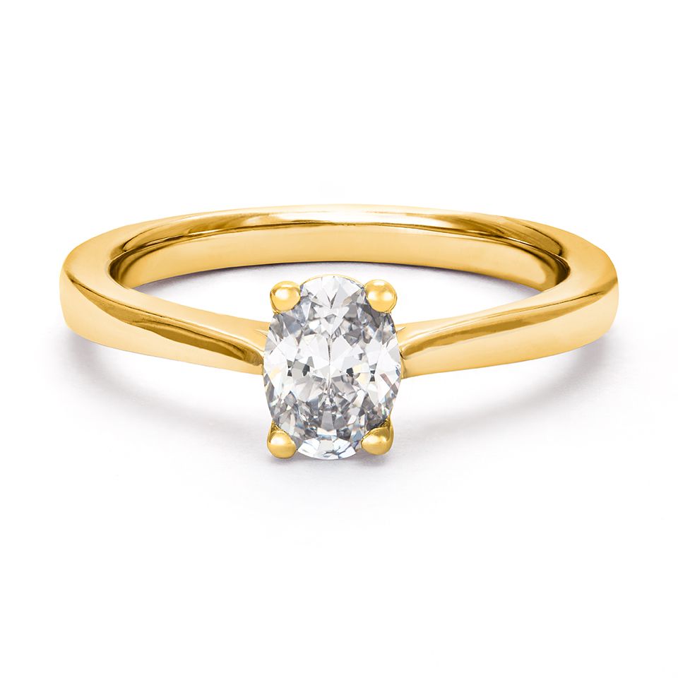 Ring med labbodlad diamant, 15.0