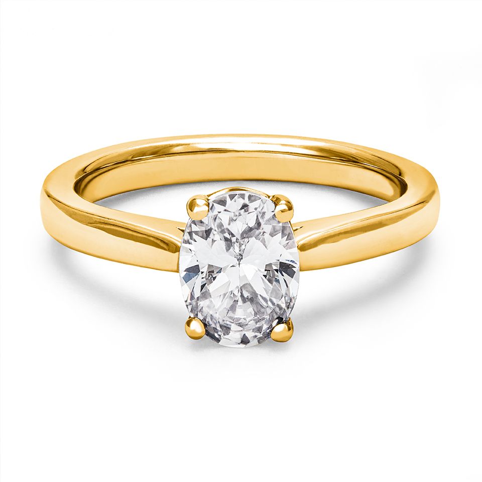 Ring med labbodlad diamant, 15.0