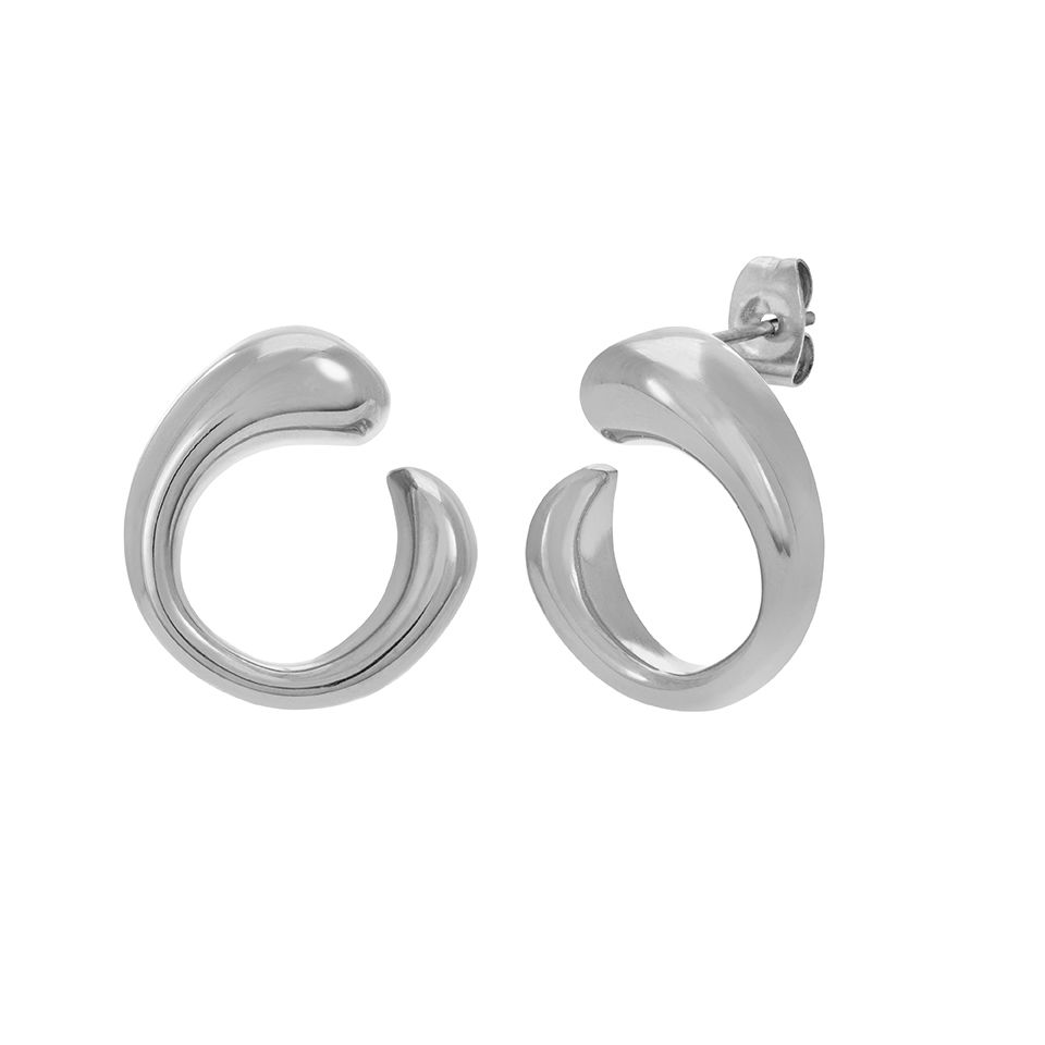 Örhängen i stål Nike