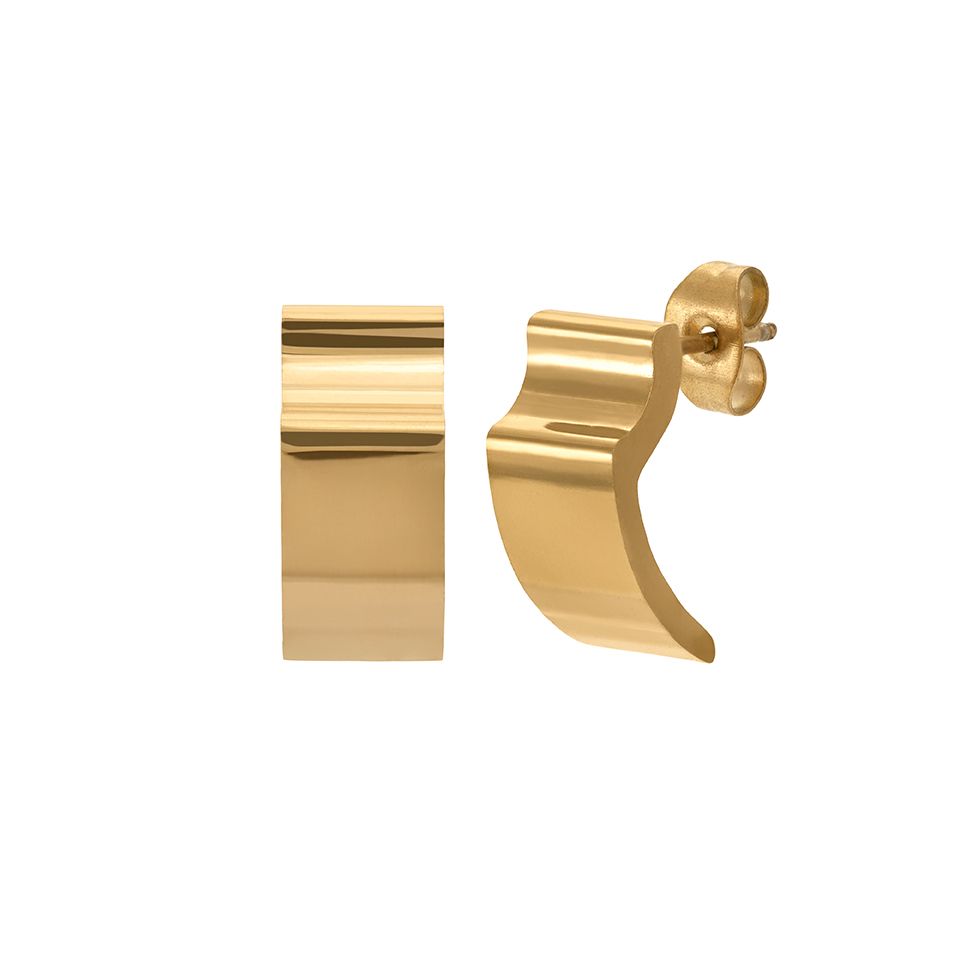 Örhängen i stål Hestia