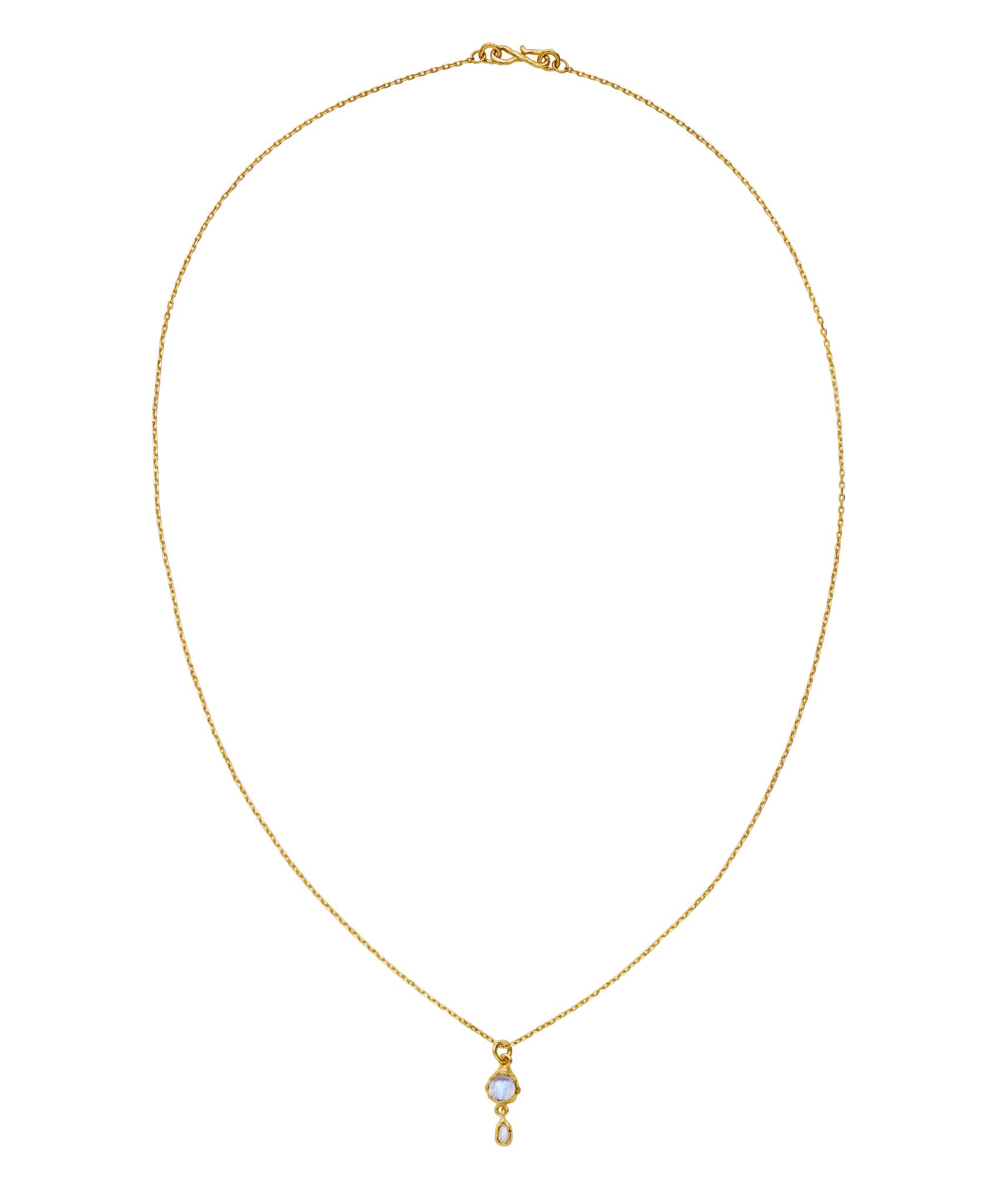 Halsband i återvunnet äkta silver 19669