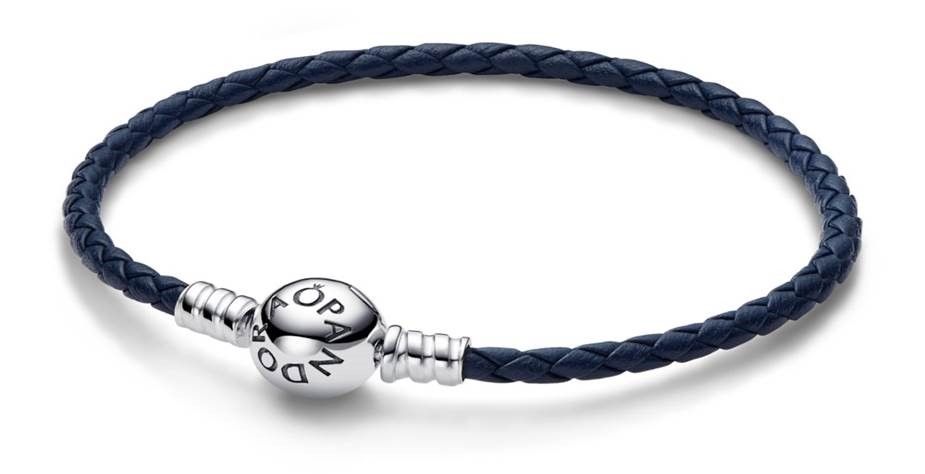 Armband &auml;kta silver 19 cm