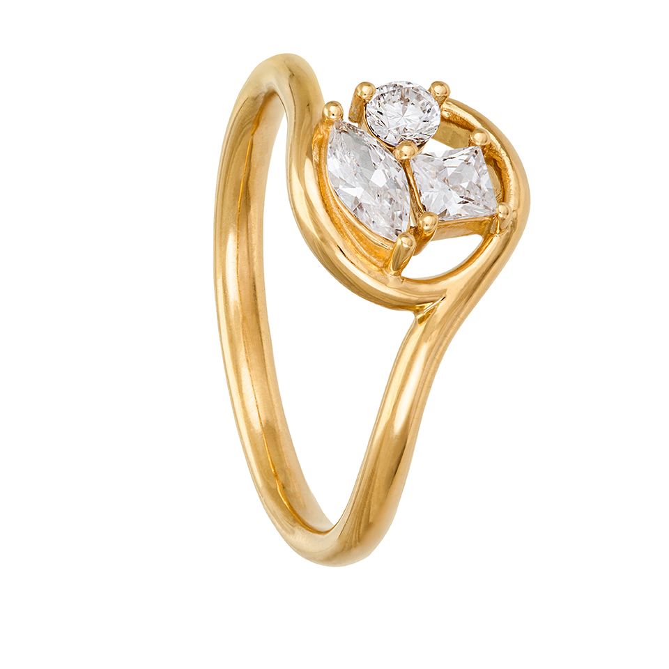 Ring i &auml;kta silver, 18.0