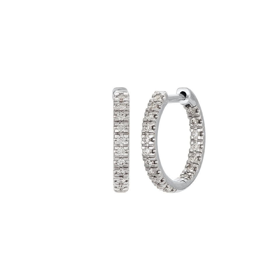 Diamantörhängen i 18K guld