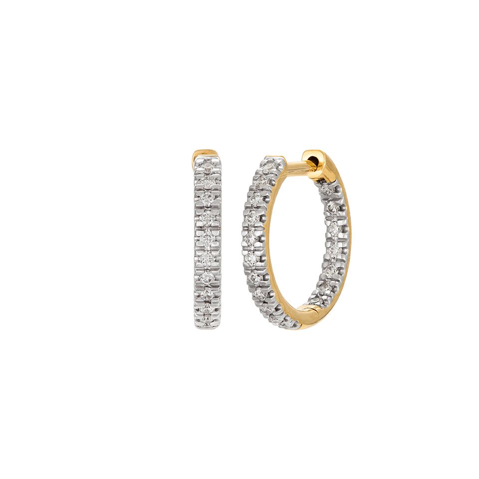 Diamantörhängen i 18K guld 20570