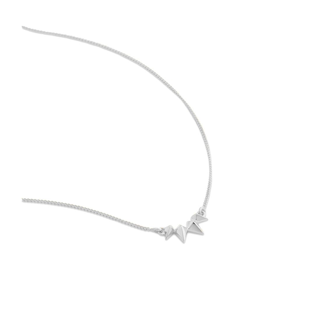 Halsband i återvunnet äkta silver 20661