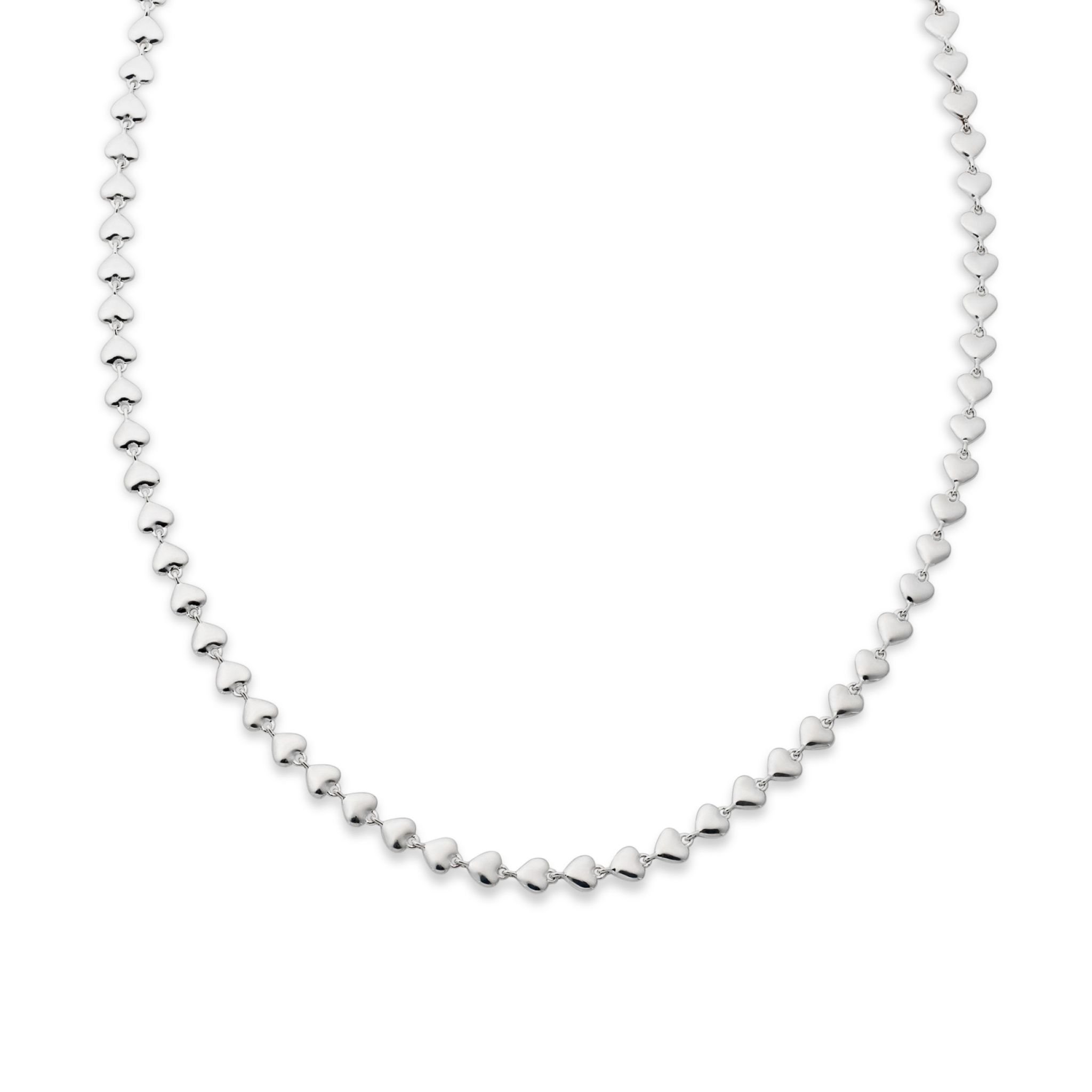 Halsband Darling i &auml;kta silver