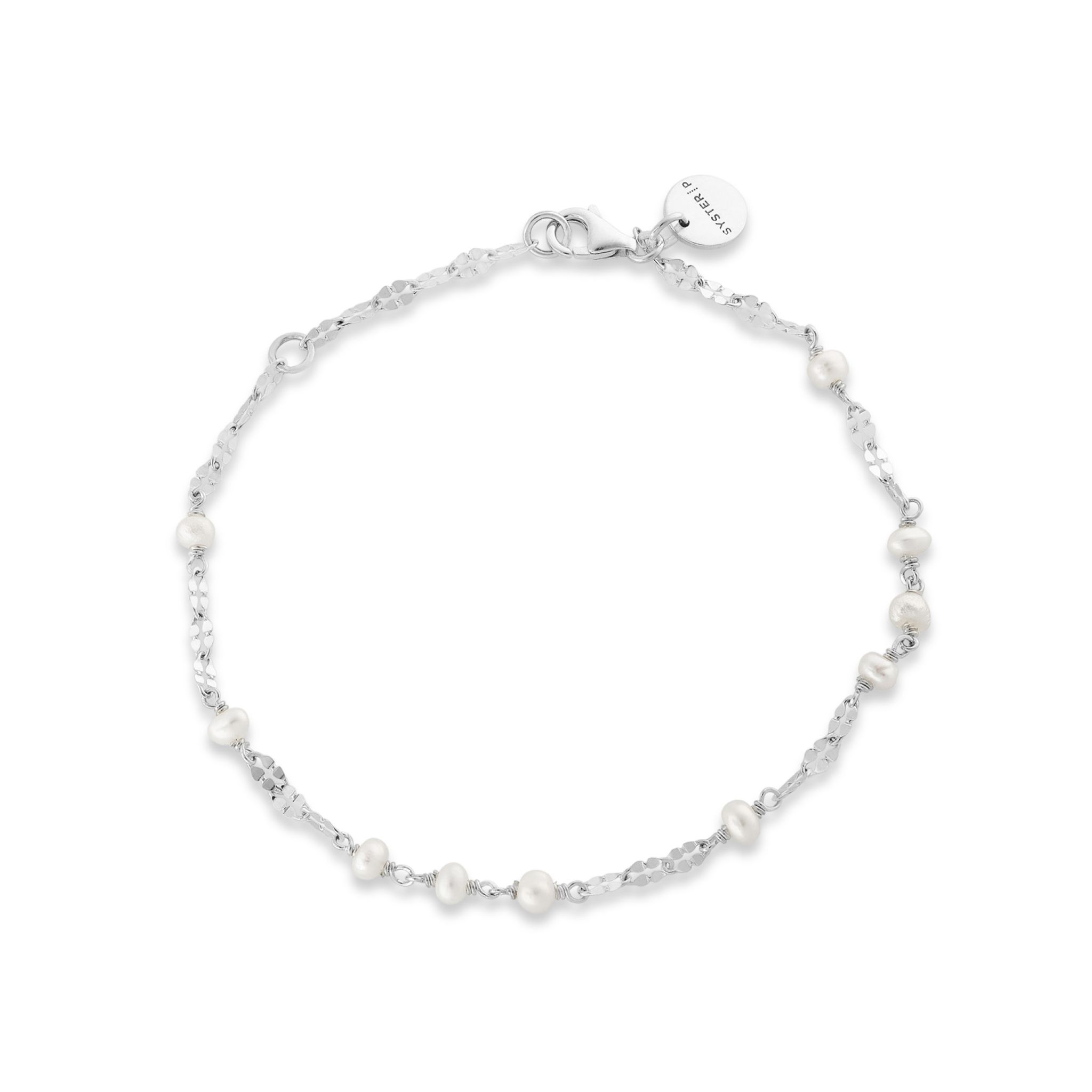 Armband Aurelia i &auml;kta silver