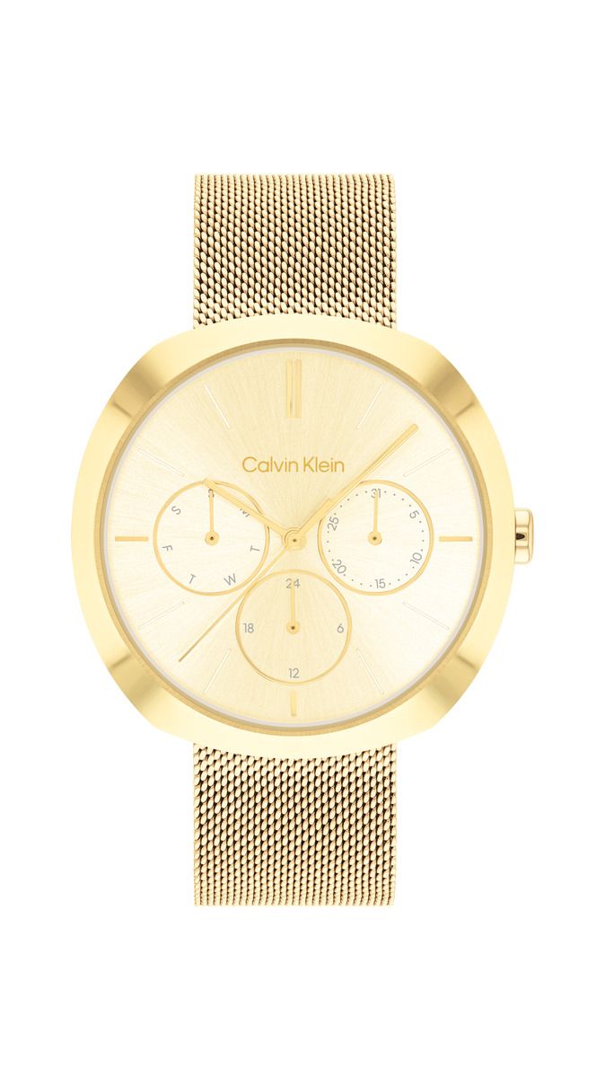 Stålklocka med meshband 20877