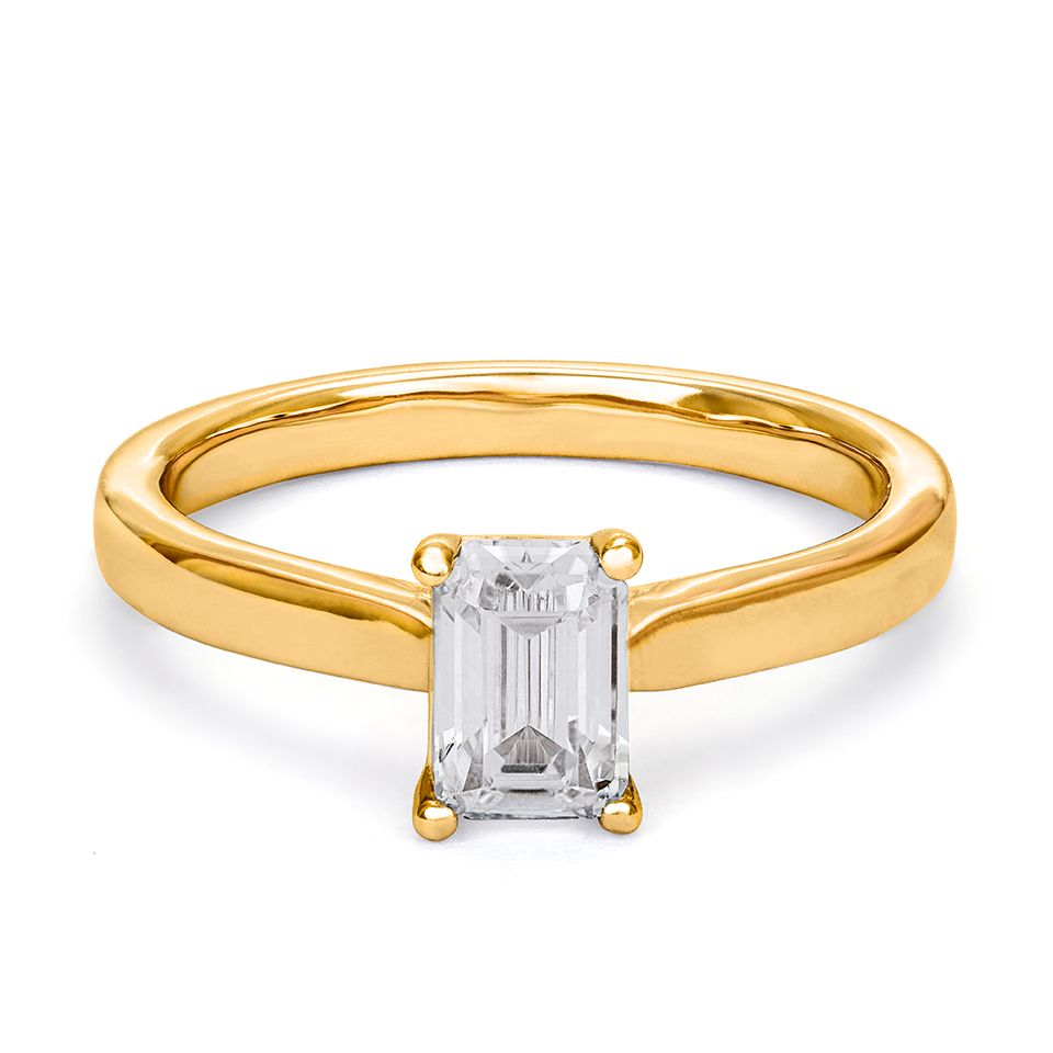 Ring med labbodlad diamant Stella, 15.0