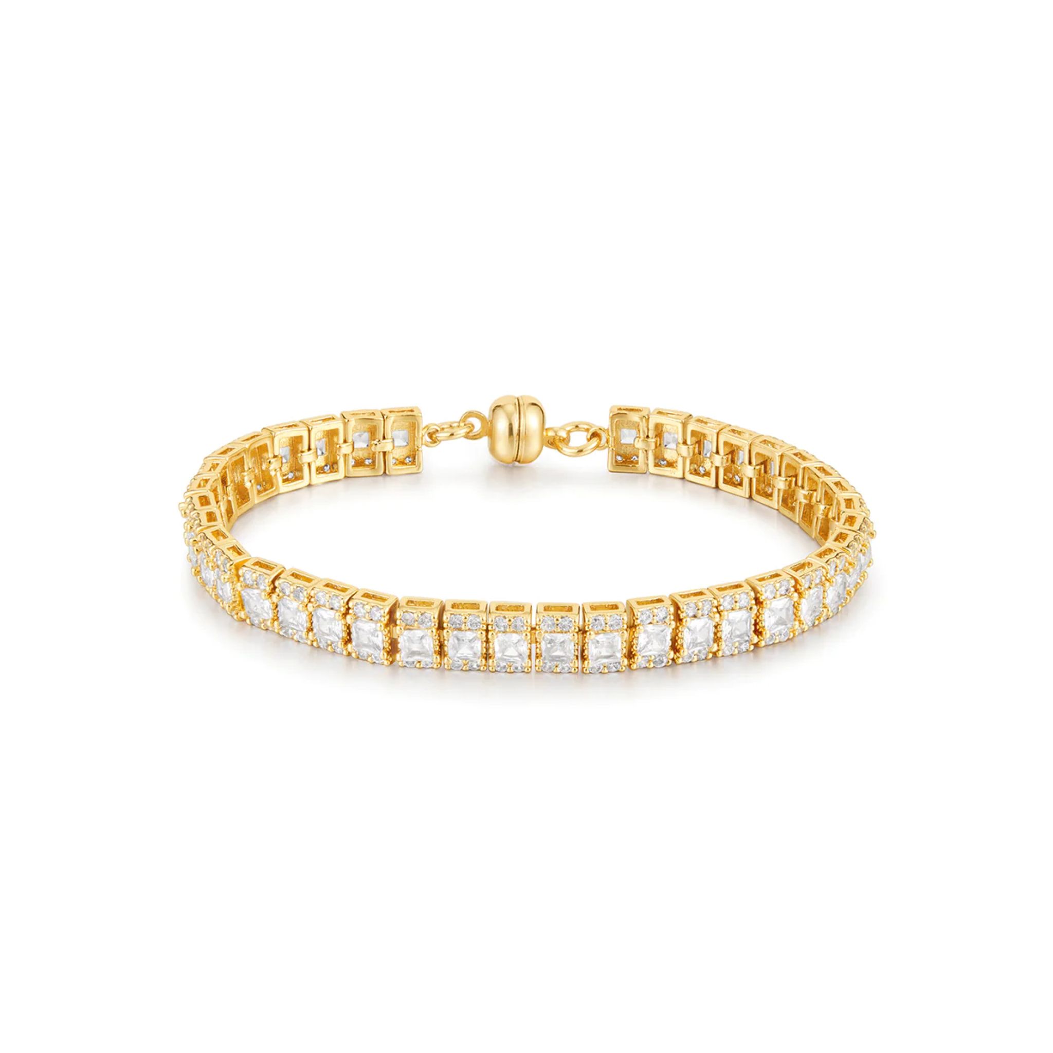 Armband Triple Crystal Tennis