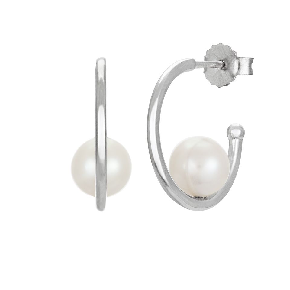 Örhängen i äkta silver med shell pearl