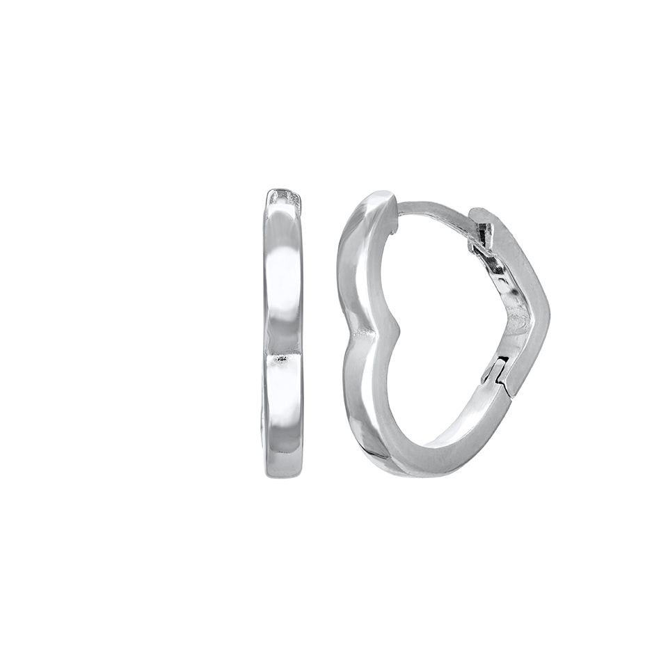 Örhängen i äkta silver med hjärtan 20981