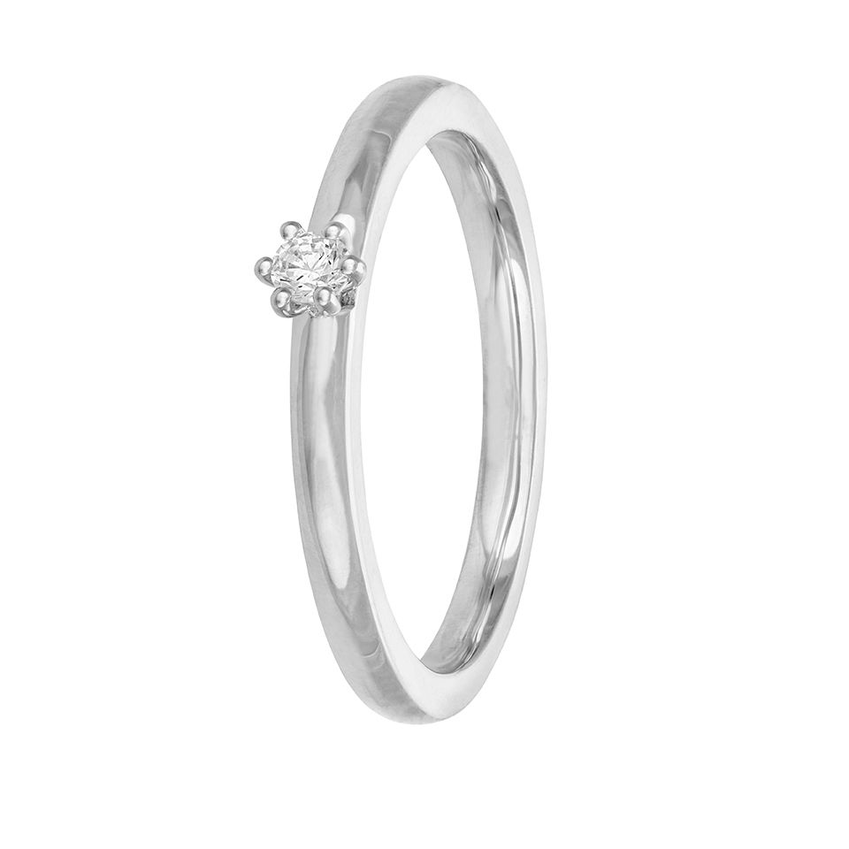 Diamantring Madrid 0,05 ct, 15.0
