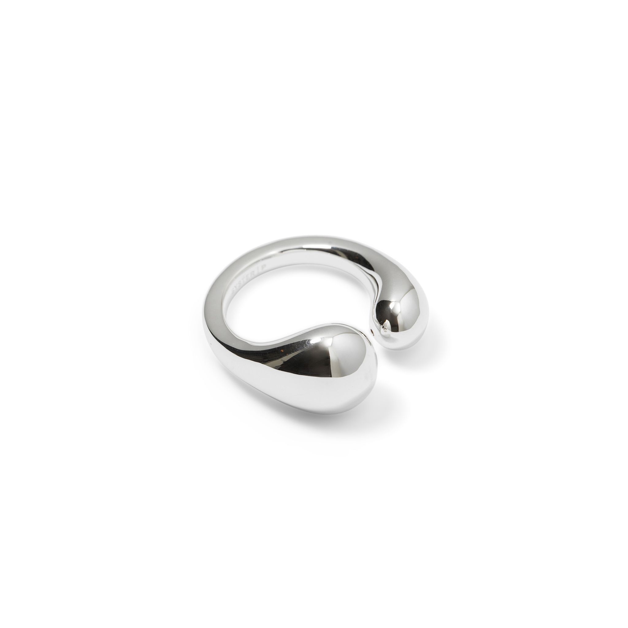 Ring i äkta silver- Bolded Drops, 16.5