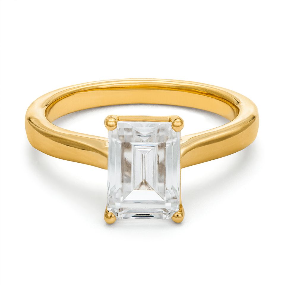 Ring med labbodlad diamant Stella, 15.0