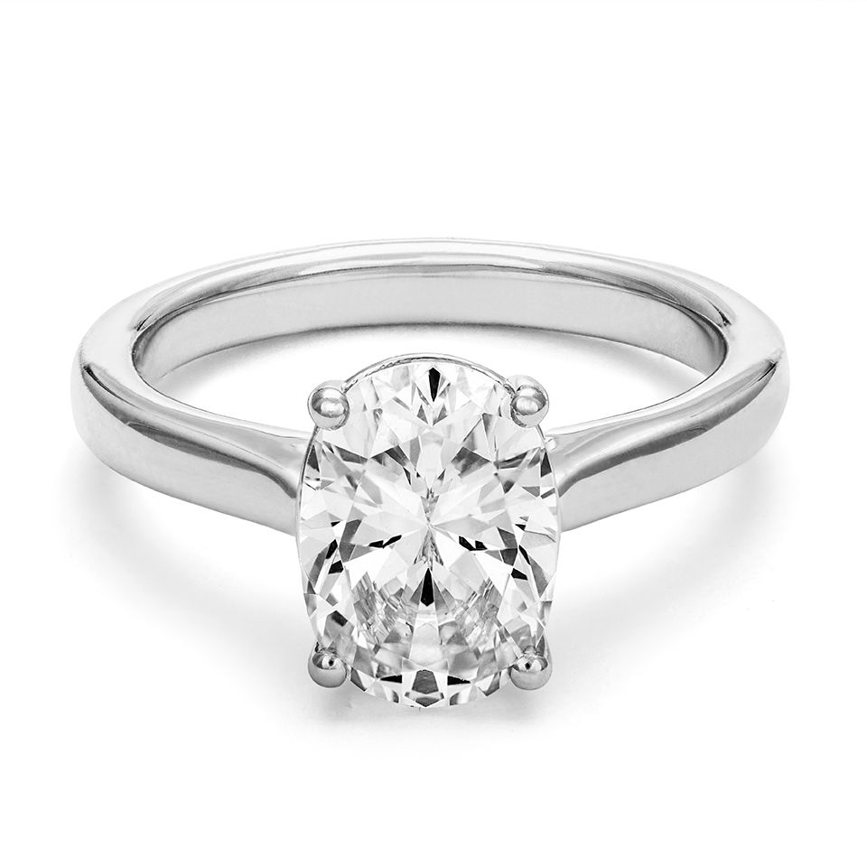 Ring med labbodlad diamant Electra, 15.0