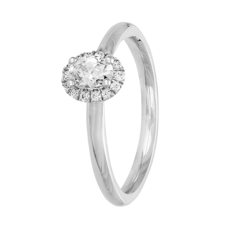 Diamantring Ljubljana 0,38 ct, 15.0