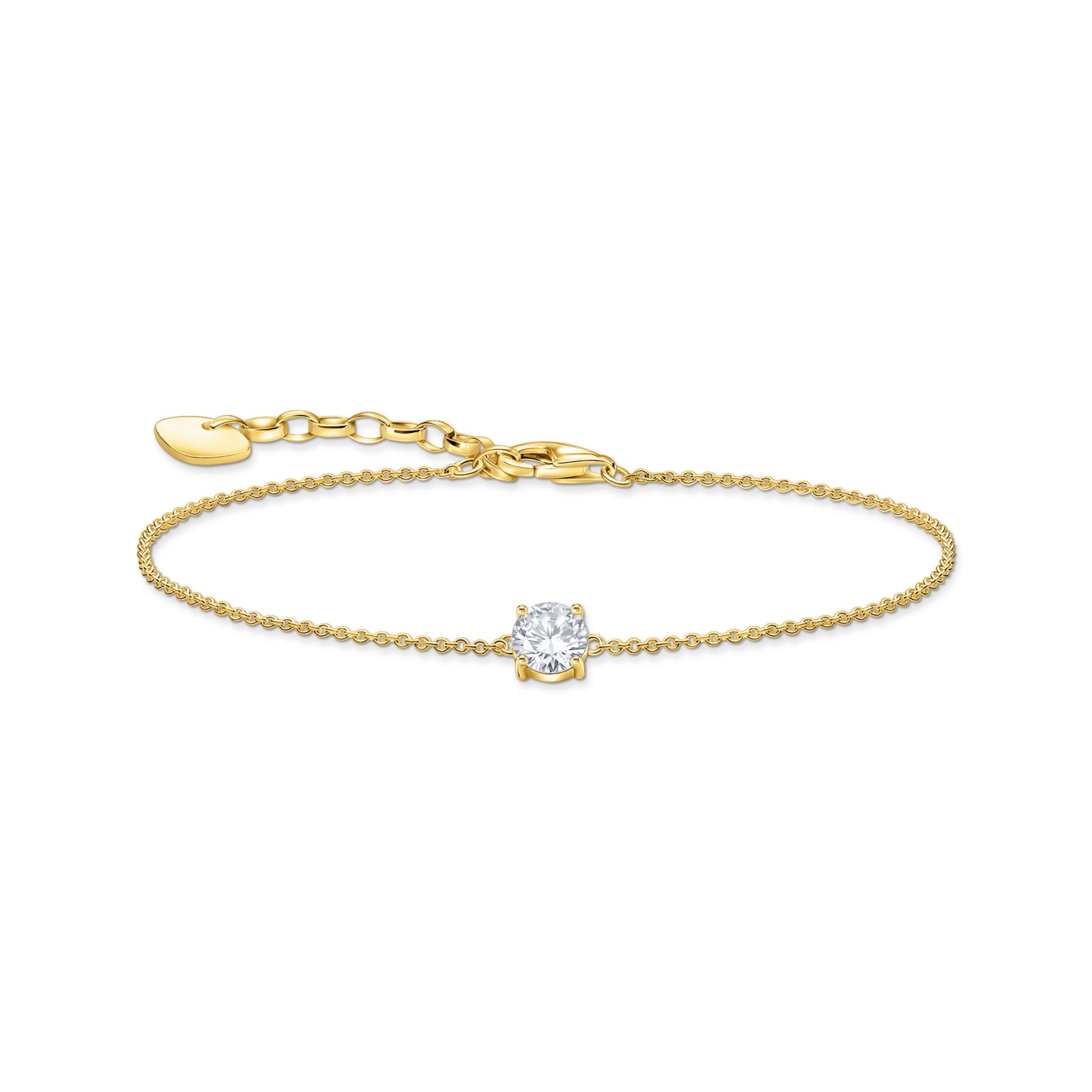 Armband i äkta silver med kubisk zirkonia
