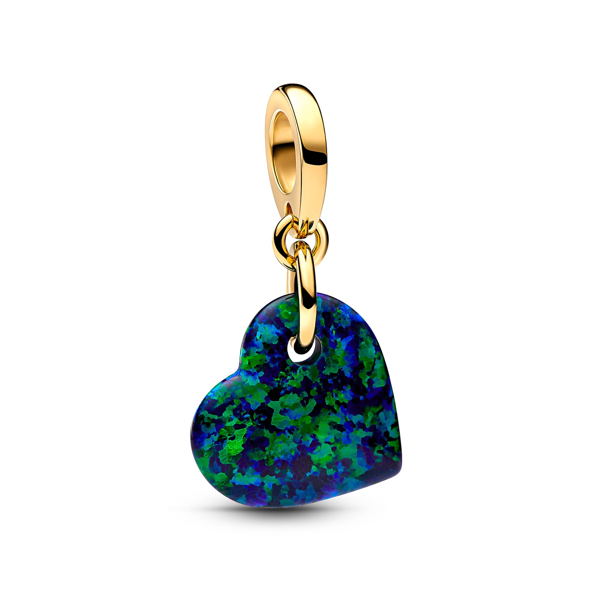 Förgylld berlock med hjärta 22347