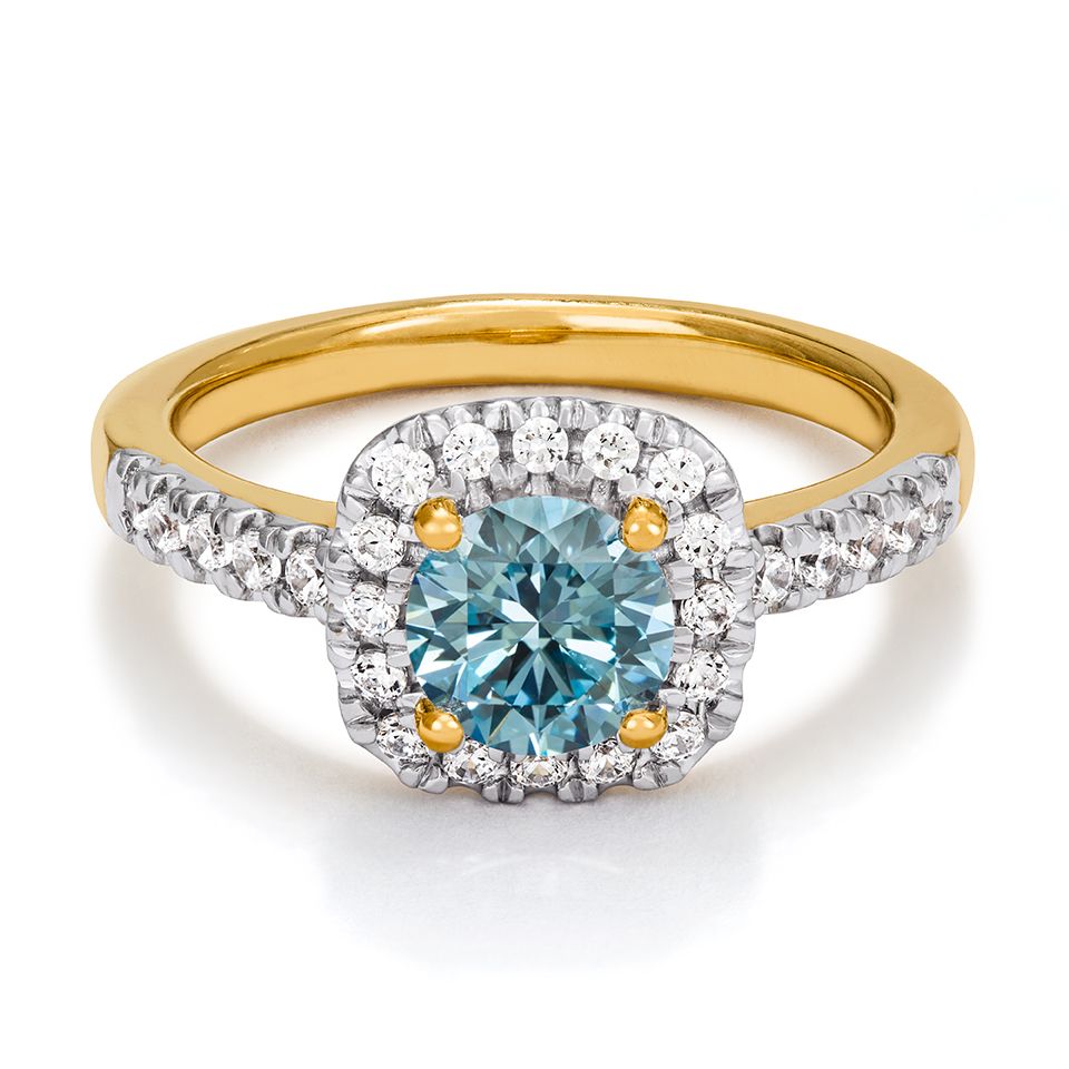 Ring med labbodlade diamanter Sirius, 15.0