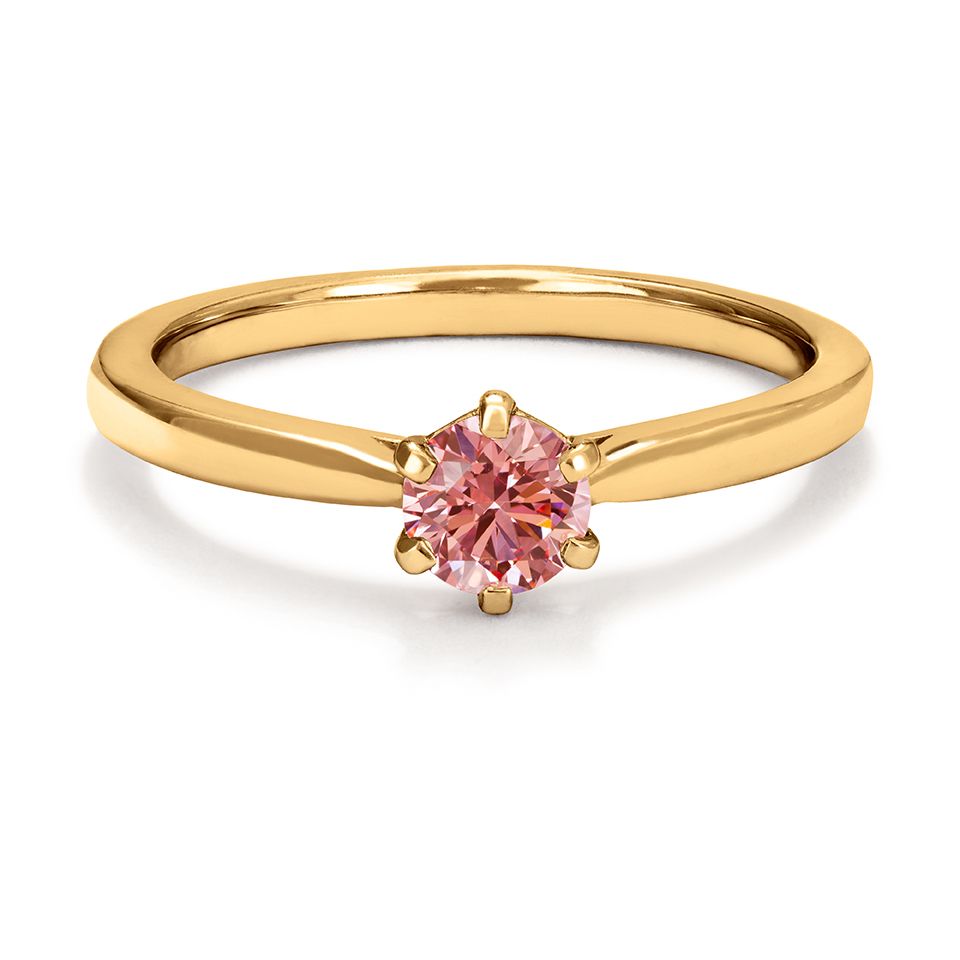 Ring med labbodlad diamant Polaris, 18.0