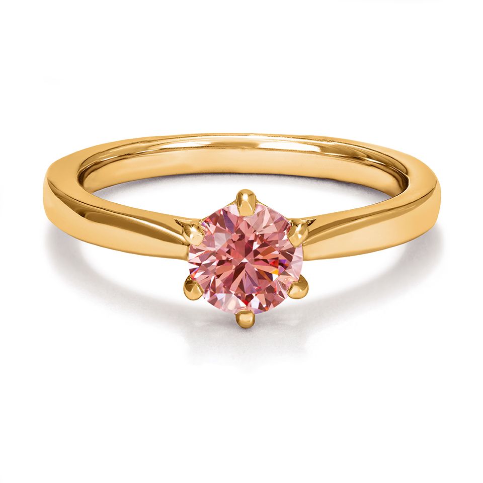 Ring med labbodlad diamant Polaris, 15.0