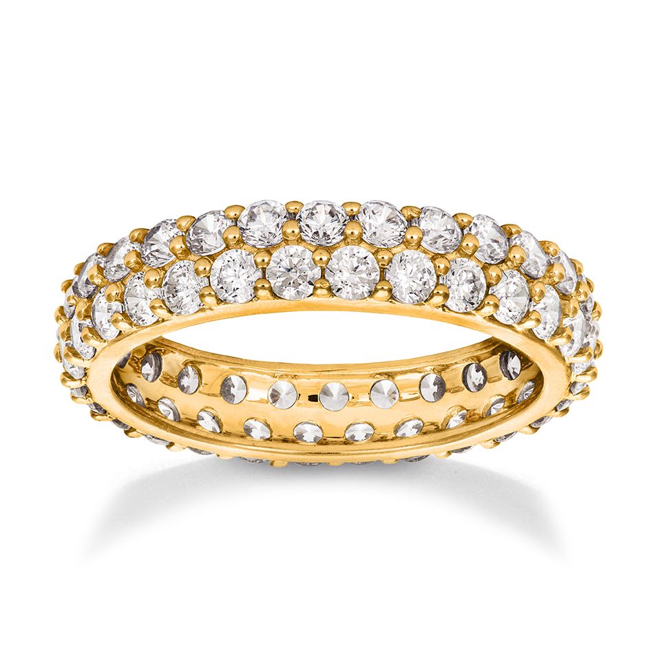 Ring GLORIA i &auml;kta silver med Kubisk Zirkonia, 15.0