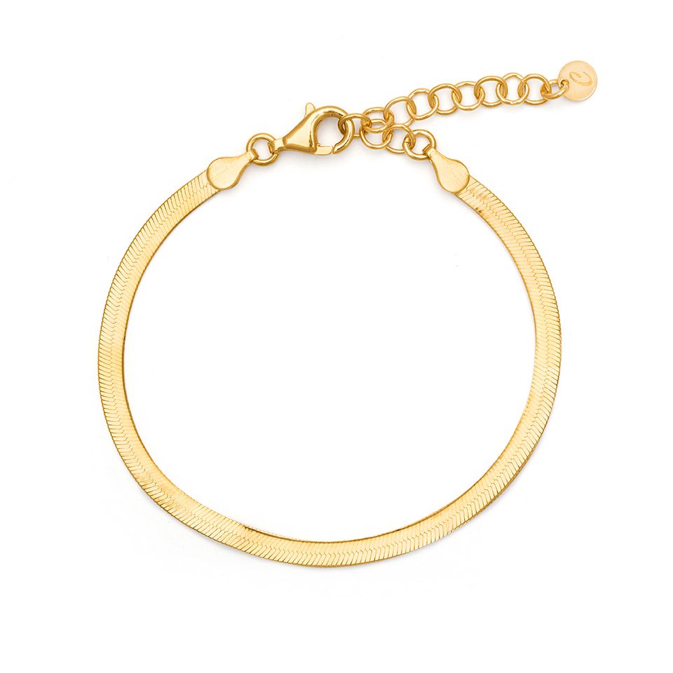 Armband R&Ouml;R VID MIG i &auml;kta silver