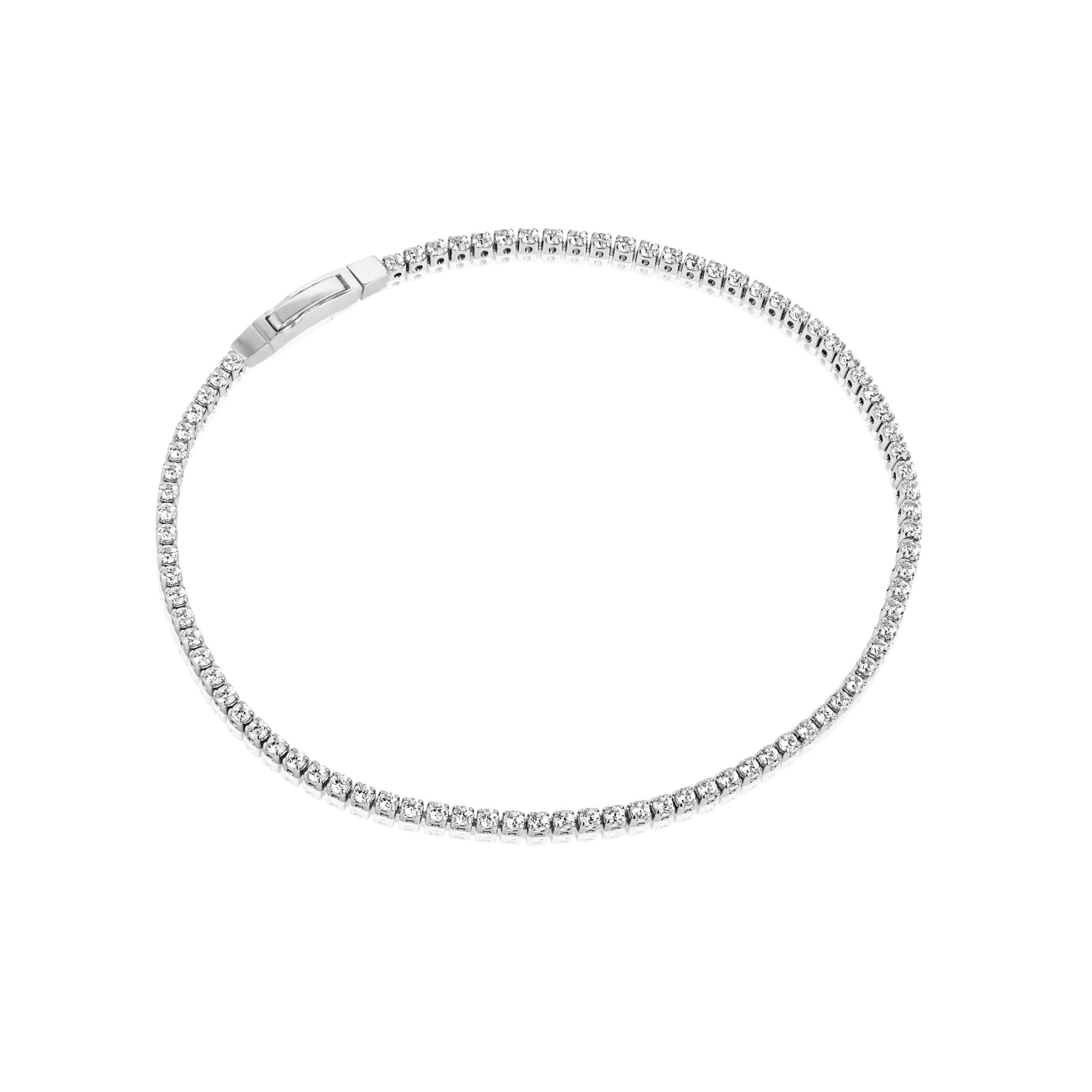 Ellera armband i &auml;kta silver 17cm