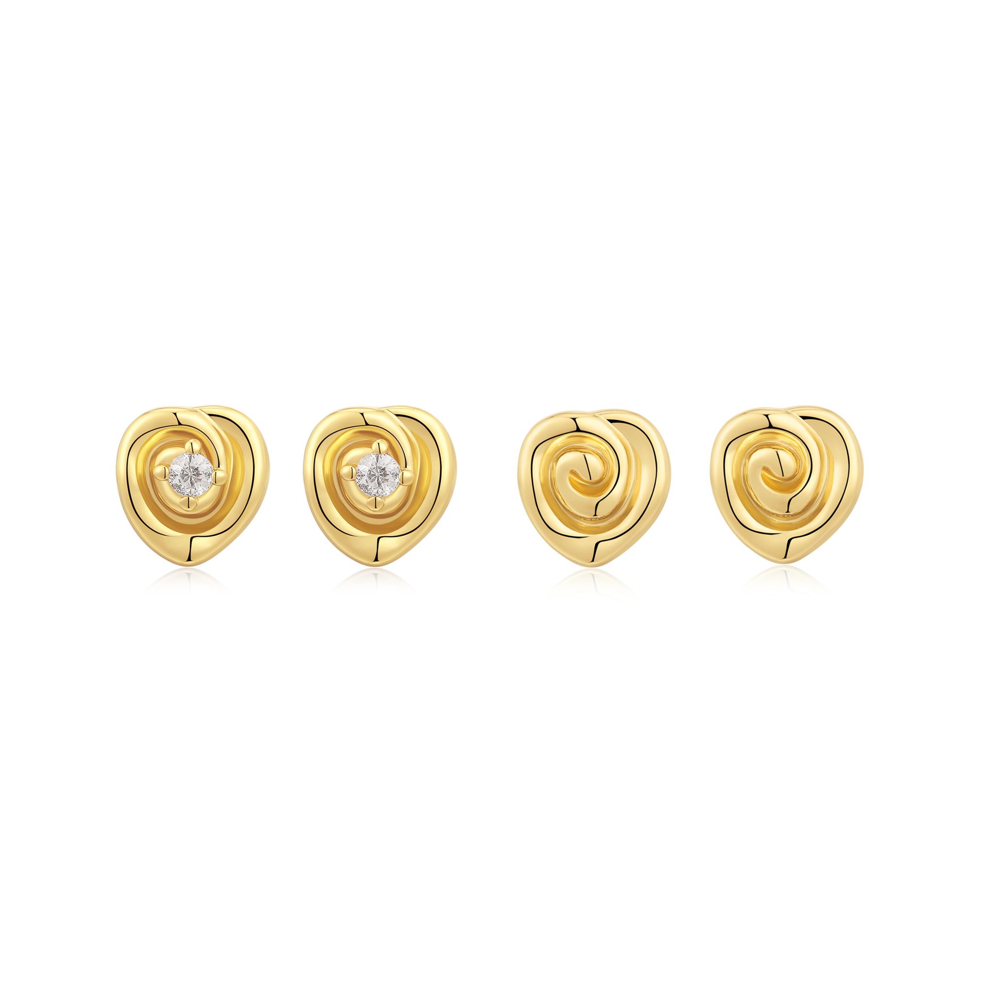 &Ouml;rh&auml;ngen Coquille Studs Set