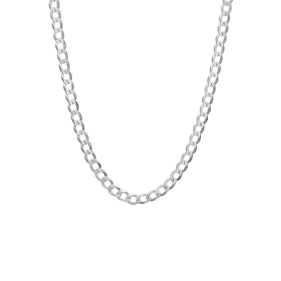 Halsband i &aring;tervunnet silver