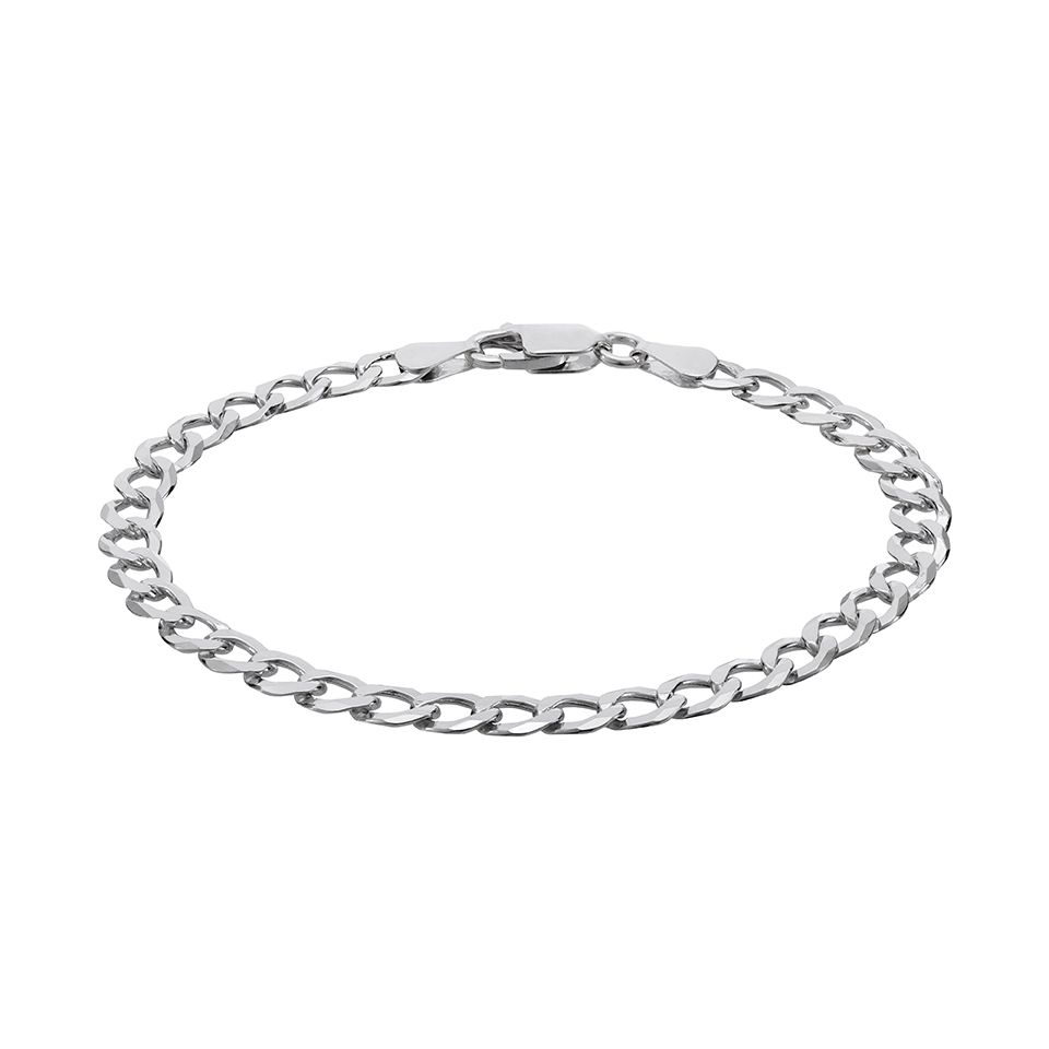 Armband i &aring;tervunnet silver