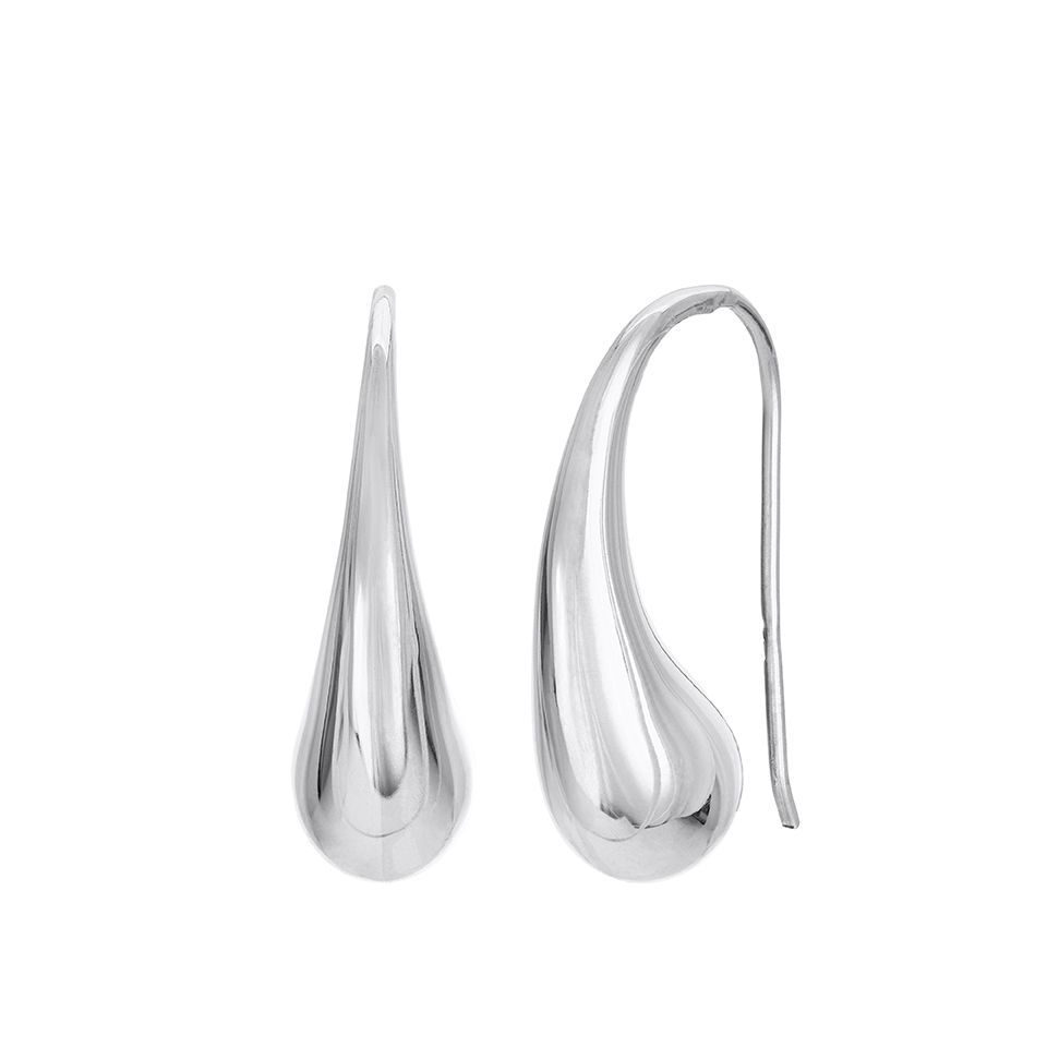 &Ouml;rh&auml;ngen i &auml;kta silver droppe