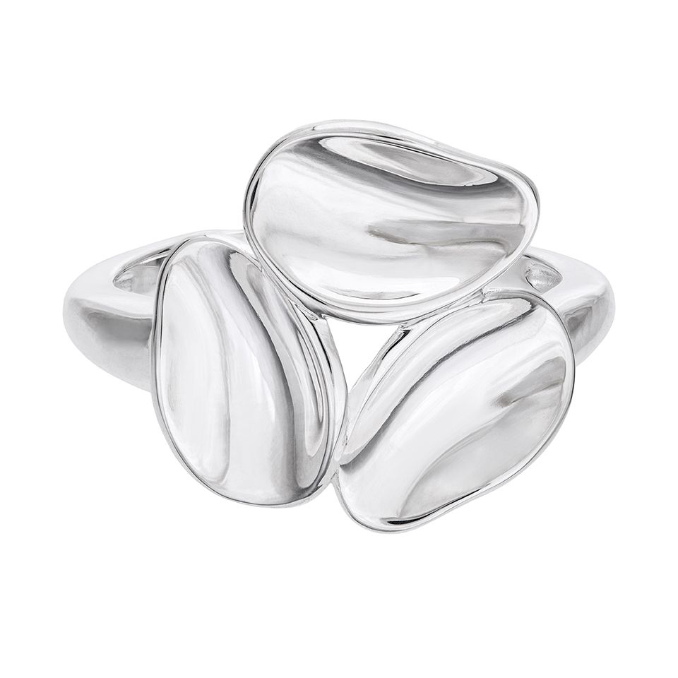 Ring i &auml;kta silver, 18.0