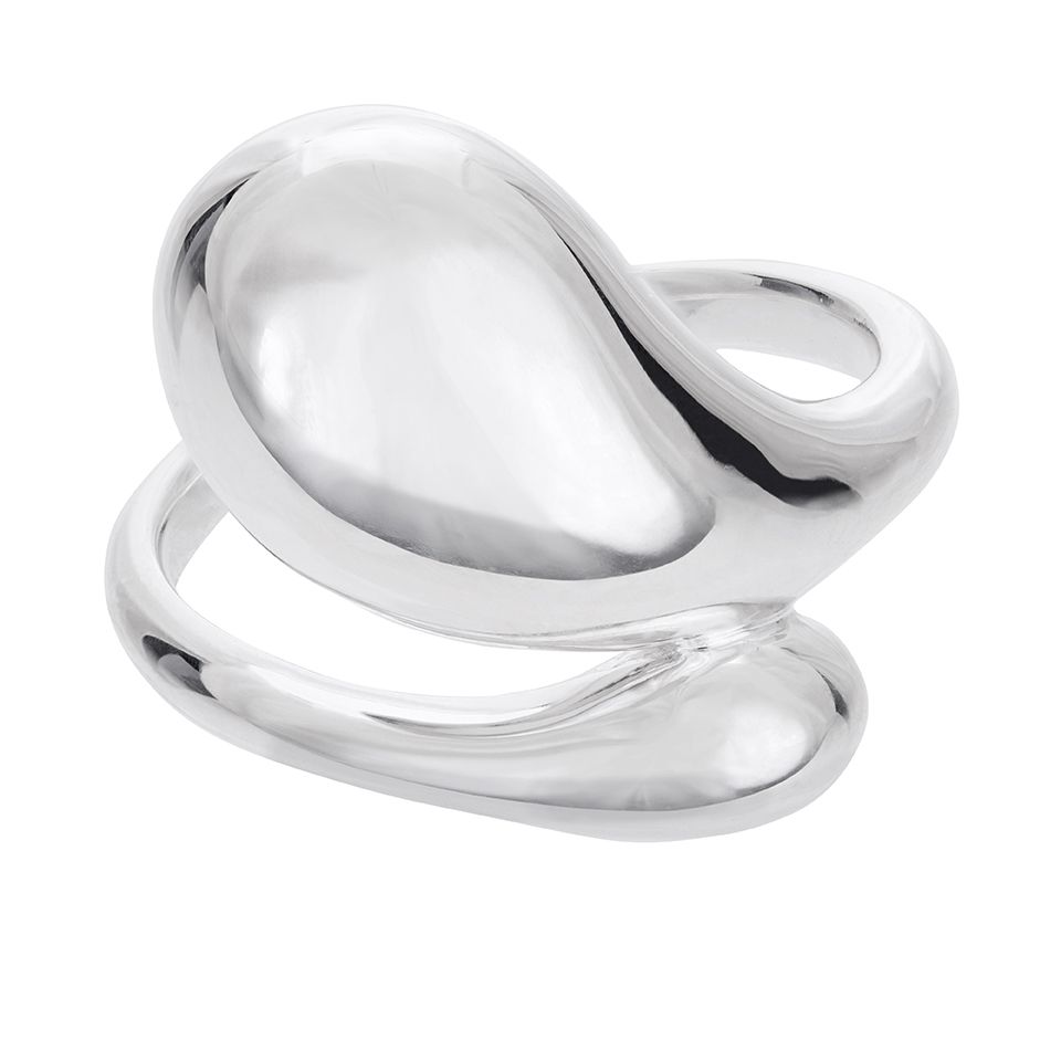 Ring i äkta silver i omlott, 19.0