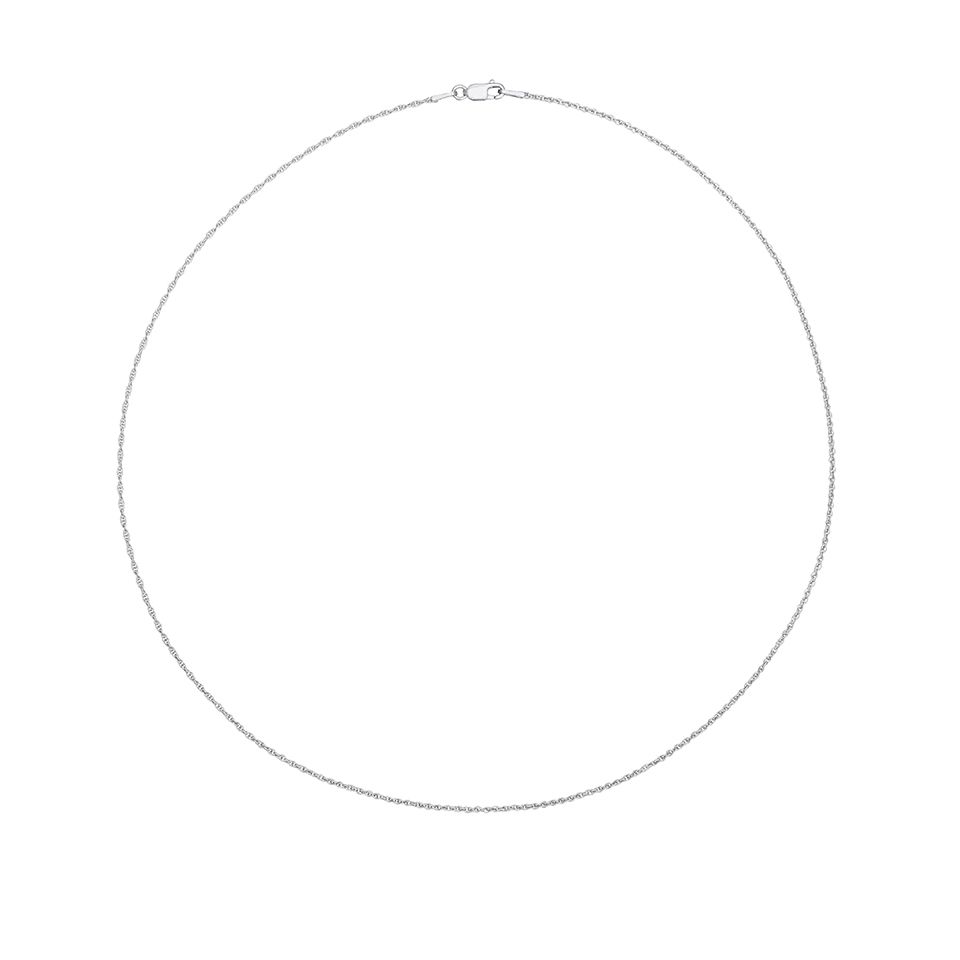 Halsband PASSION i &auml;kta silver 50cm