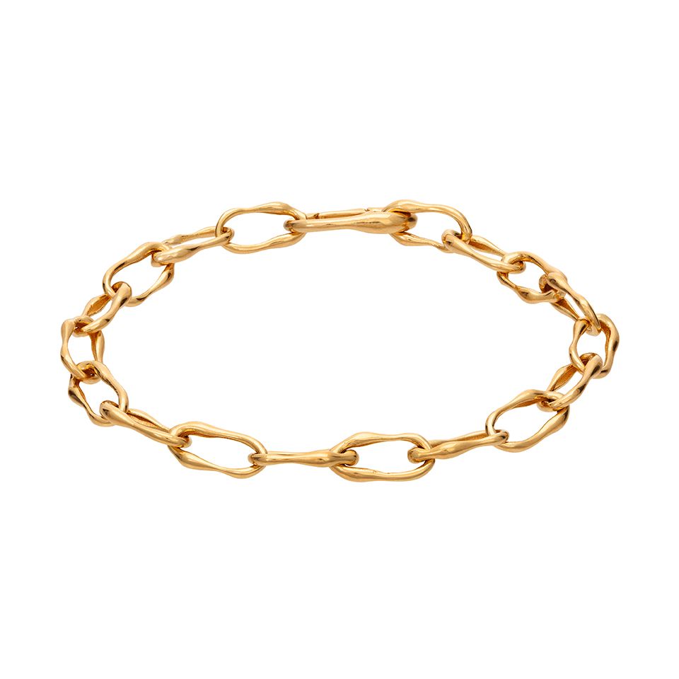 Armband i &aring;tervunnet silver