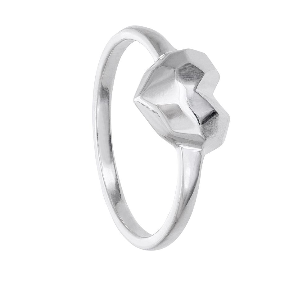 Ring i återvunnet äkta silver, 17.0