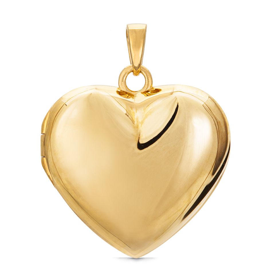 Medaljong PURE HEART i &auml;kta silver