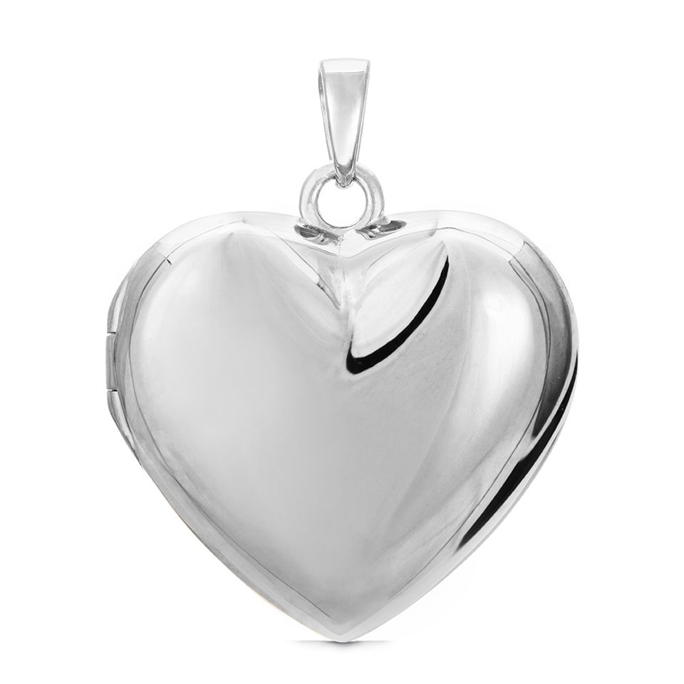 Medaljong PURE HEART i äkta silver