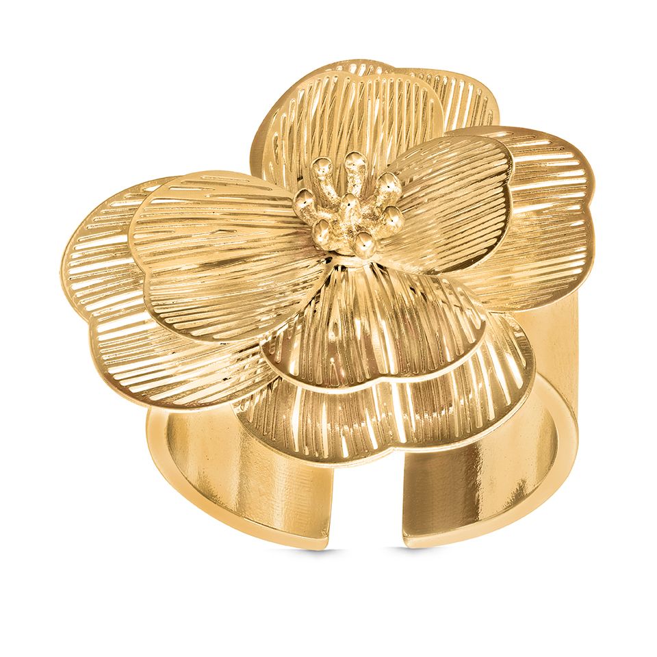 Ring GLOW i m&auml;ssing med blomma