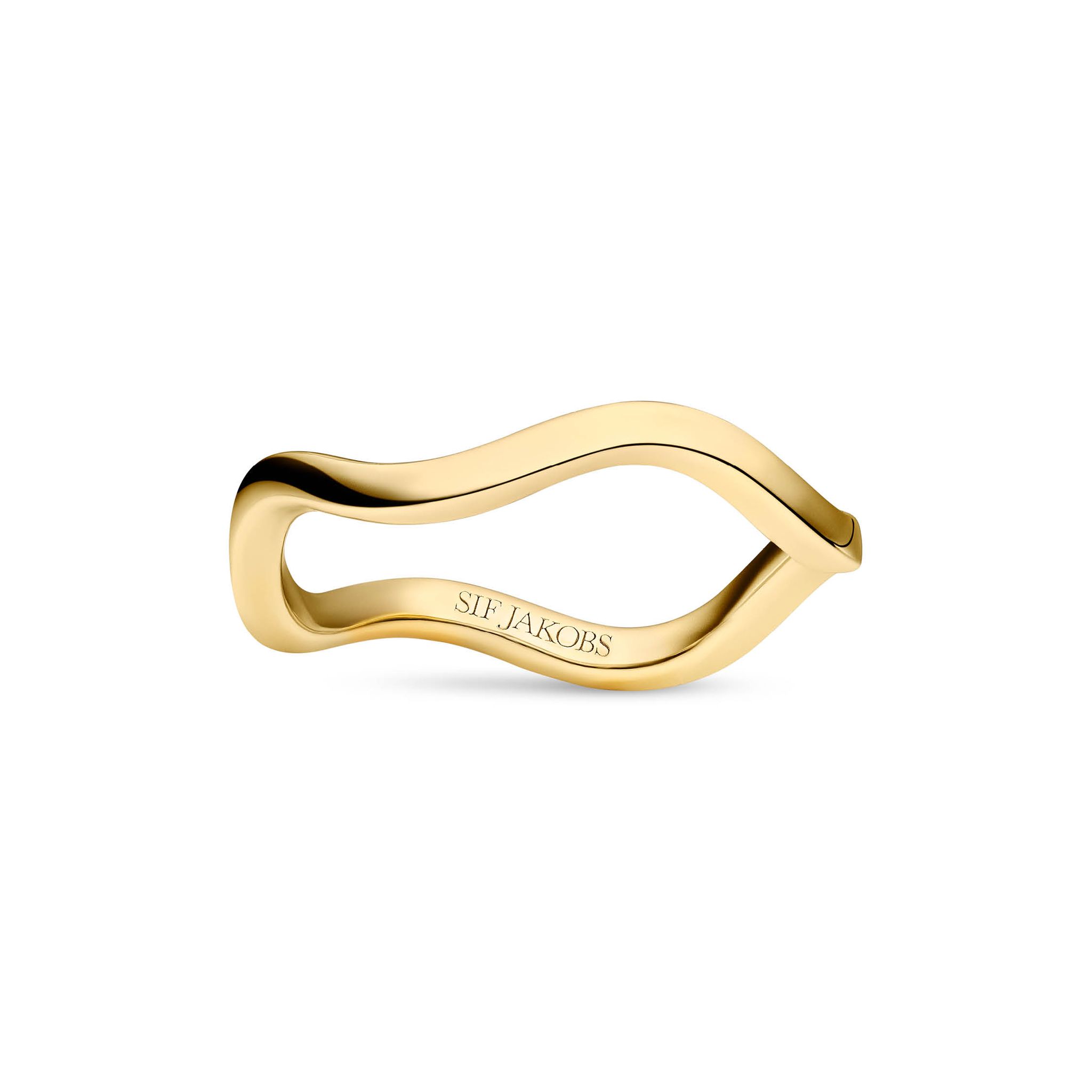 Ellera ring i äkta förgyllt silver, 16.5