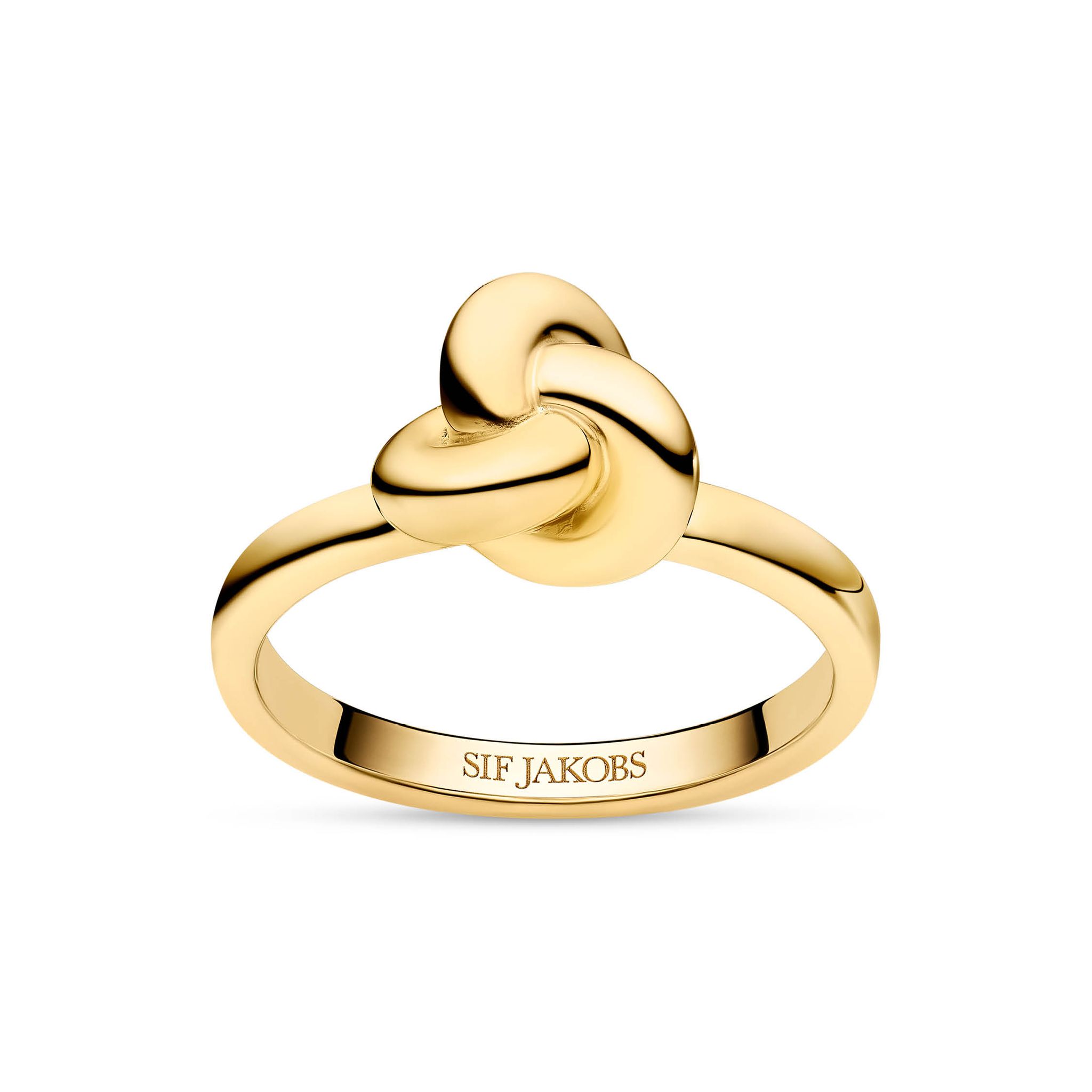 Imperia ring i äkta förgyllt silver, 16.5