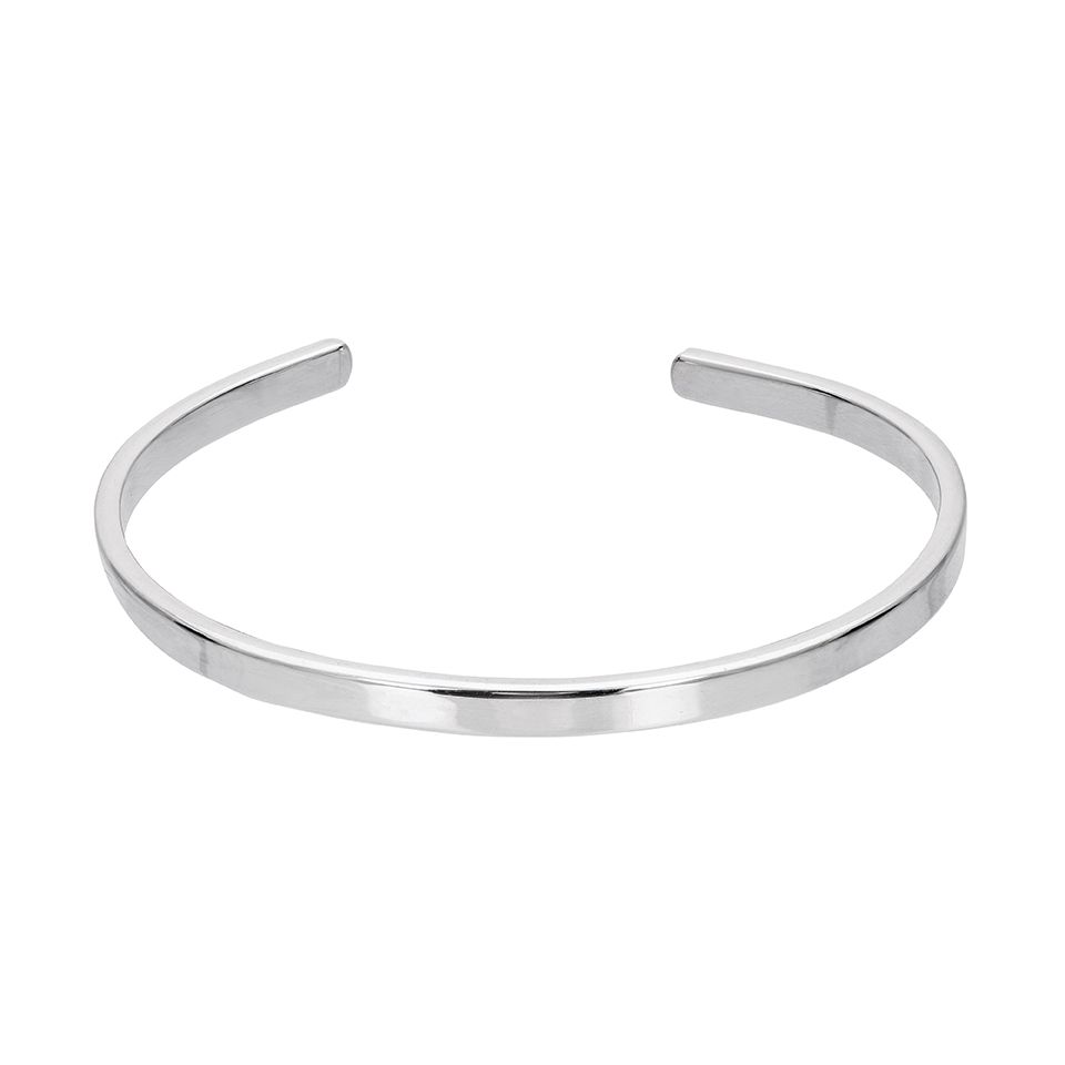 Armring i &auml;kta silver